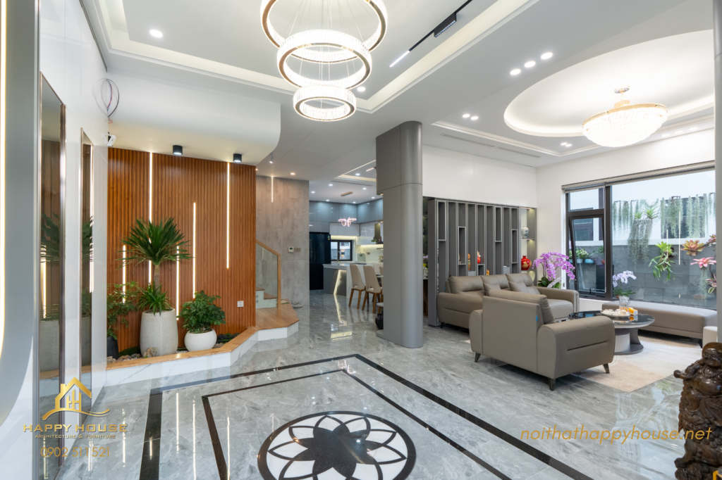 Ý tưởng cải tạo sảnh đón khách nhà phố Lavida Vũng Tàu